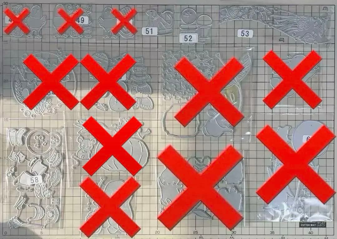 追加しました（お写真16.17.18枚目）選べるカッティングダイ　300円均一