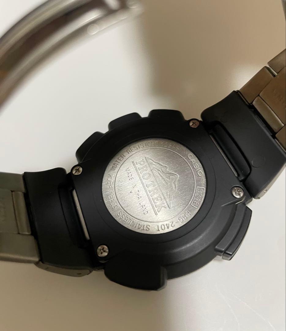 【美品】CASIO PRG-240T-7 PROTREK