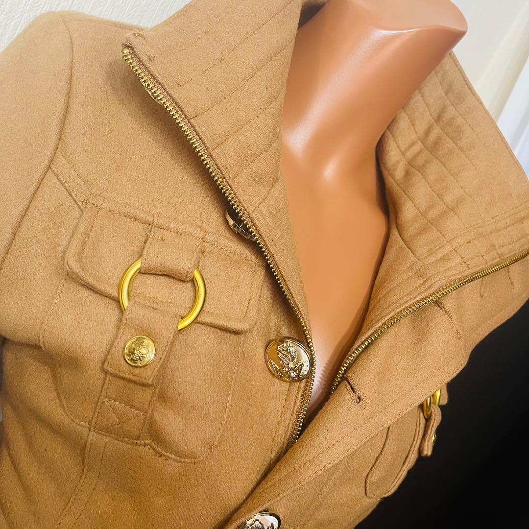 【平成ギャル】【希少】 d.i.a. 激レア厚手ミニ丈コートPコートジャケット