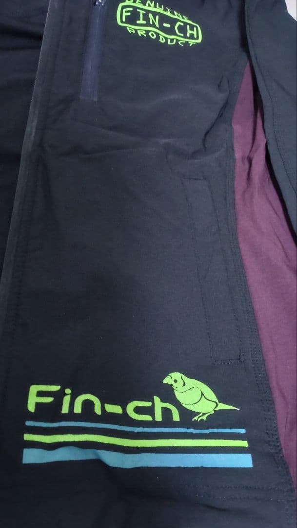 Fin-ch Finch フィッシングジャケット 黒 ウォルフライト