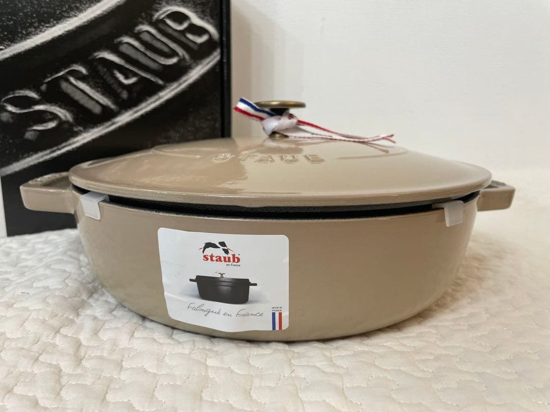 〈新品〉ストウブ　ブレイザー　ソテーパン　リネン　26㎝