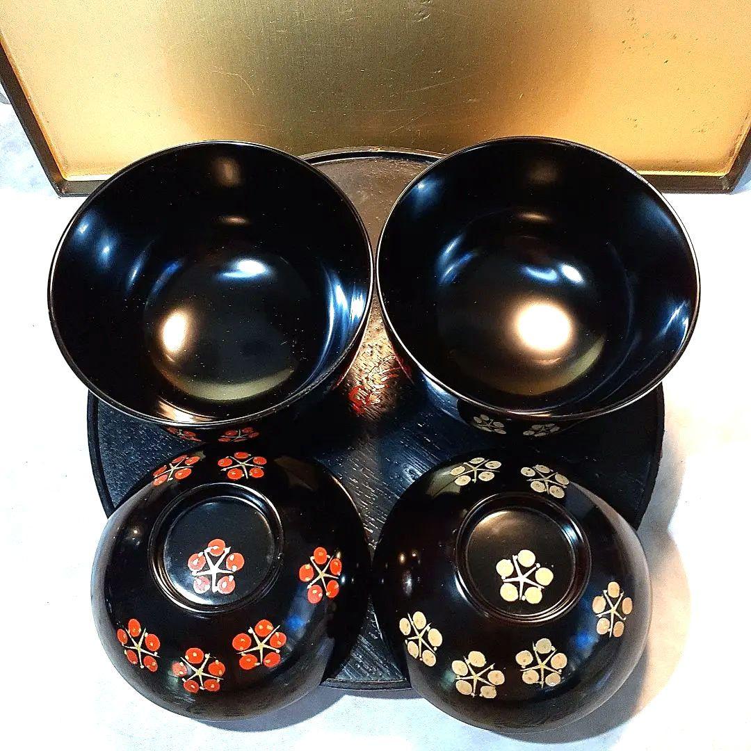 象彦　梅の花のお椀 　　　　　　2個セット