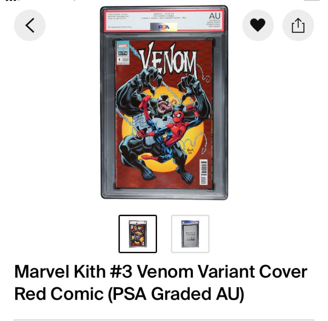 コレクション Marvel Kith #3 Venom Variant Cover Red