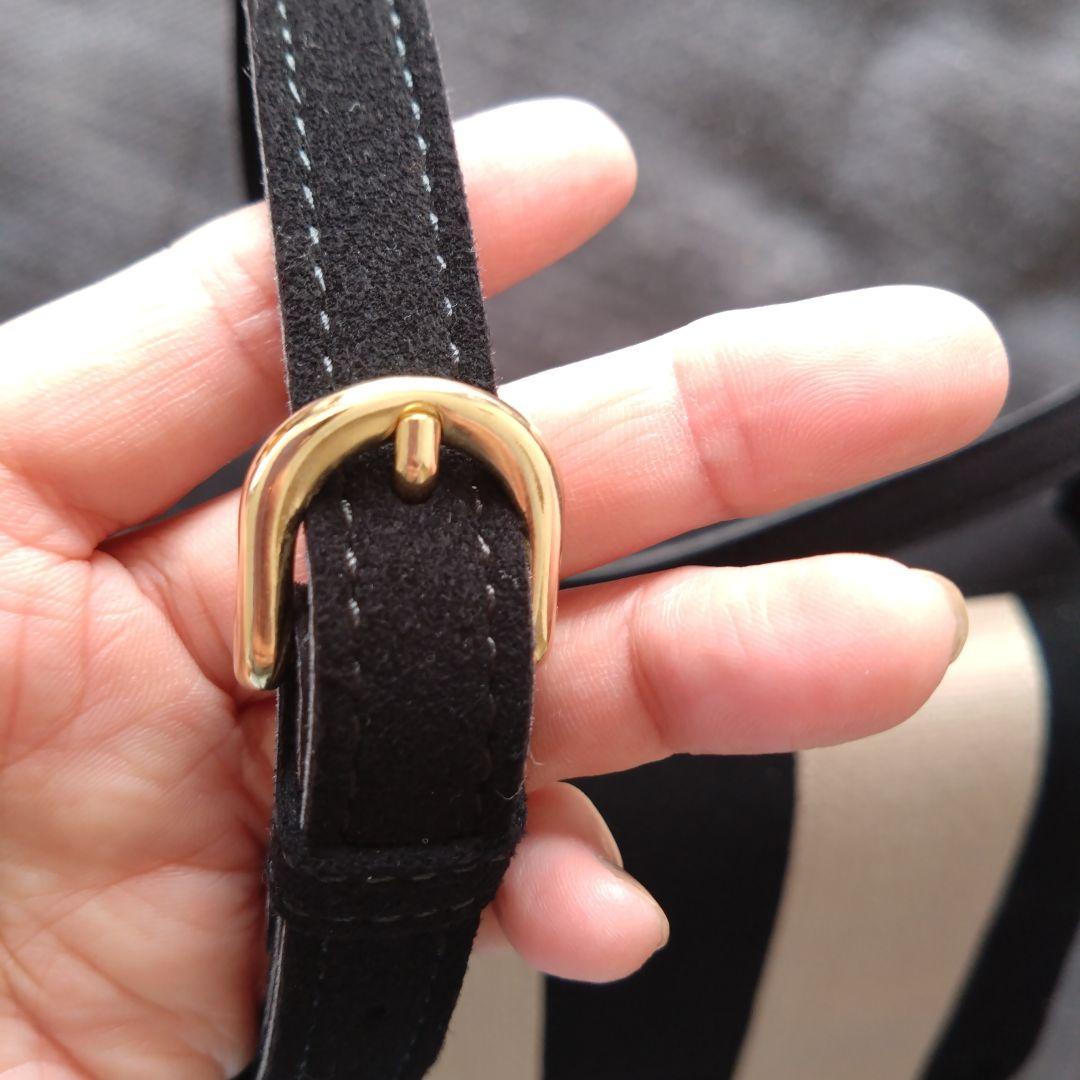 VIOLAd'ORO / GINO S マイクロファイバースエードトートバッグ