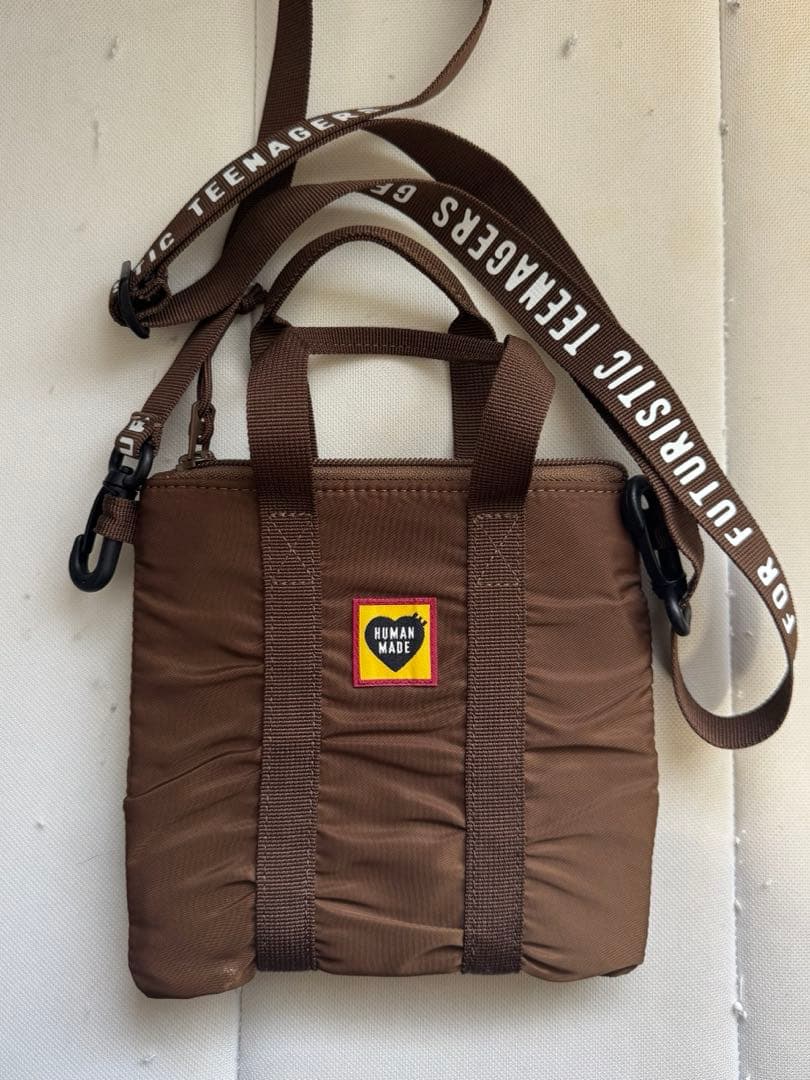 バッグ HUMAN MADE MINI HELMET BAG BROWN