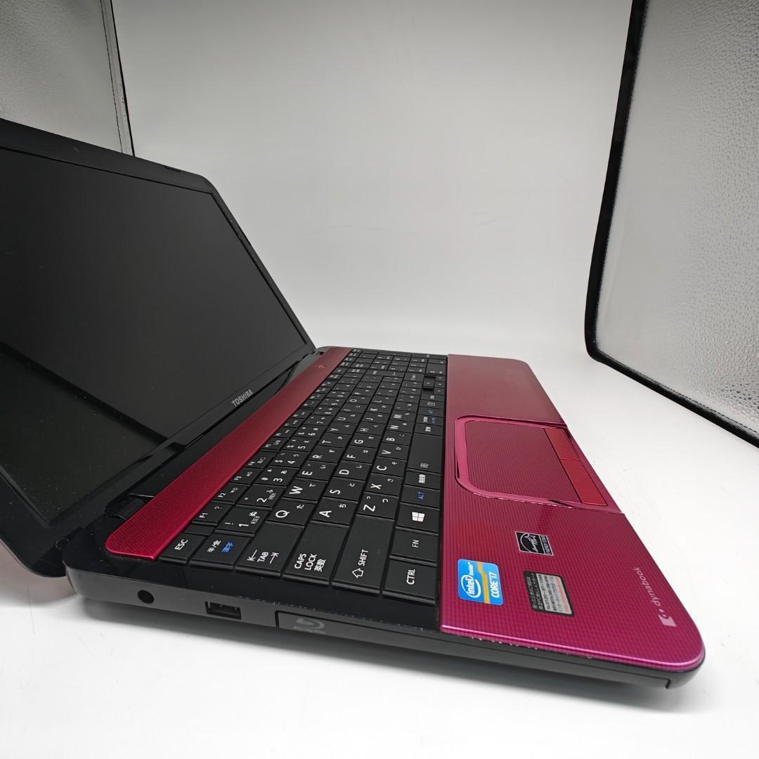 【東芝】T552 高速i7 SSD256GB 16GB ピンク ノートPC