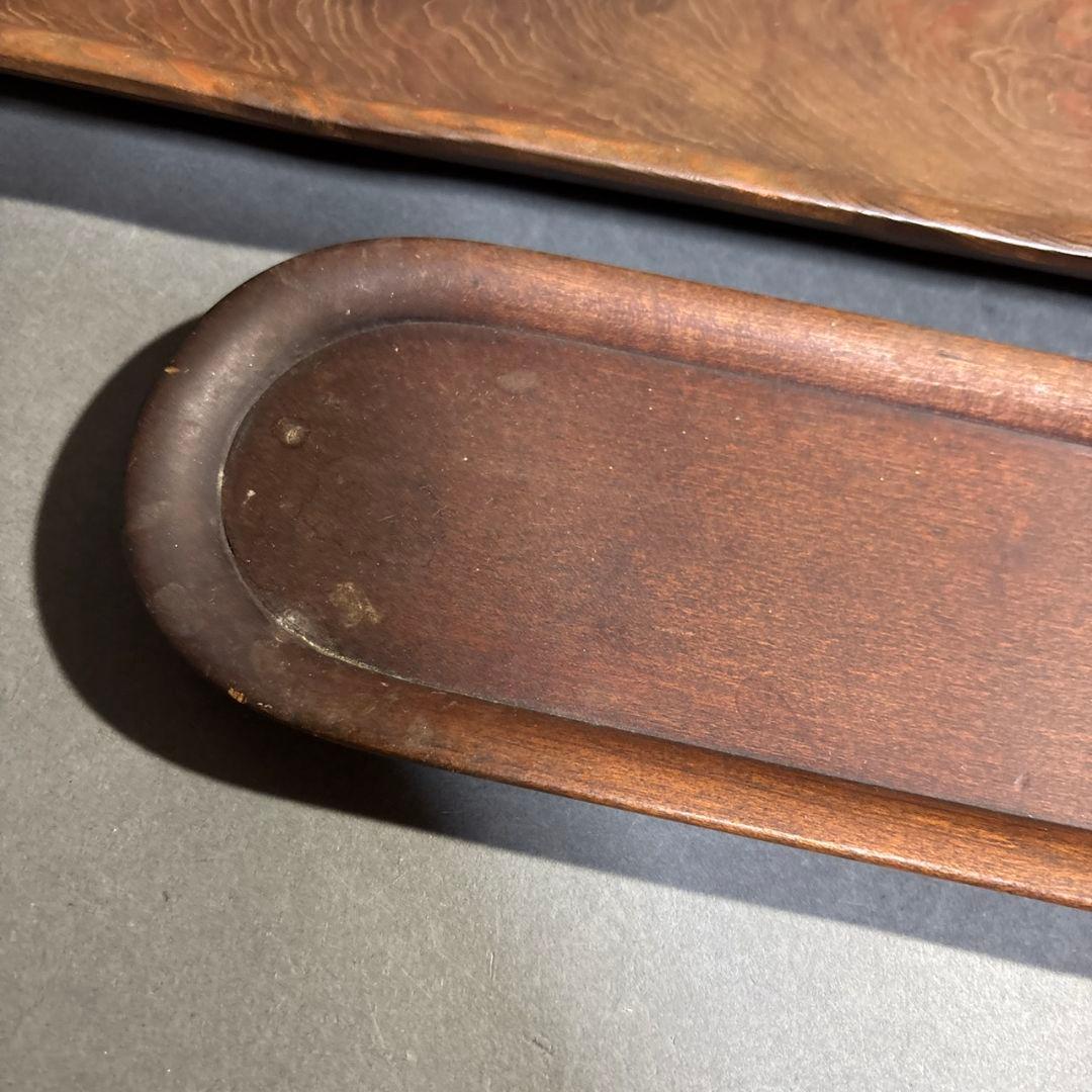 時代　木製　盆　２点　まとめて