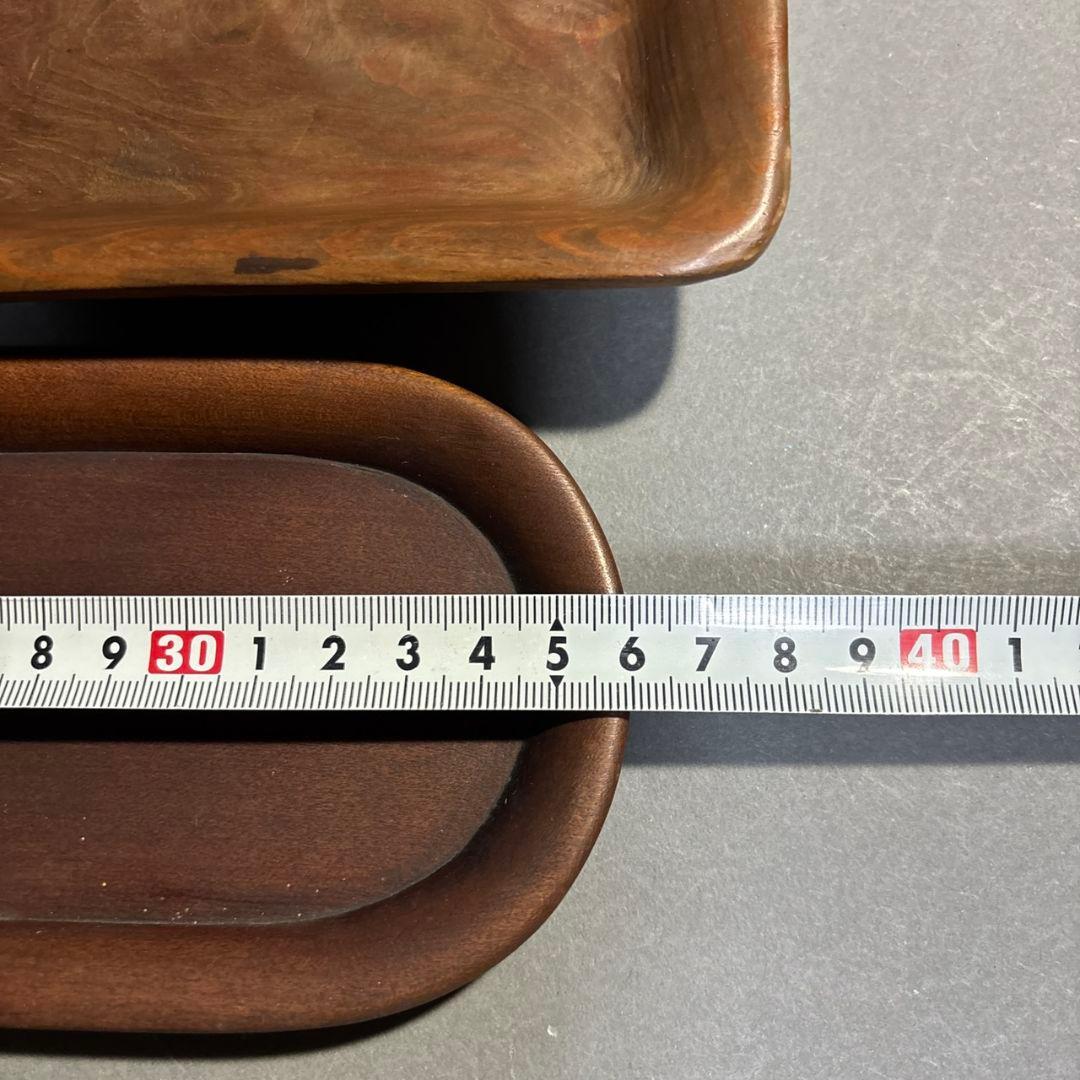 時代　木製　盆　２点　まとめて