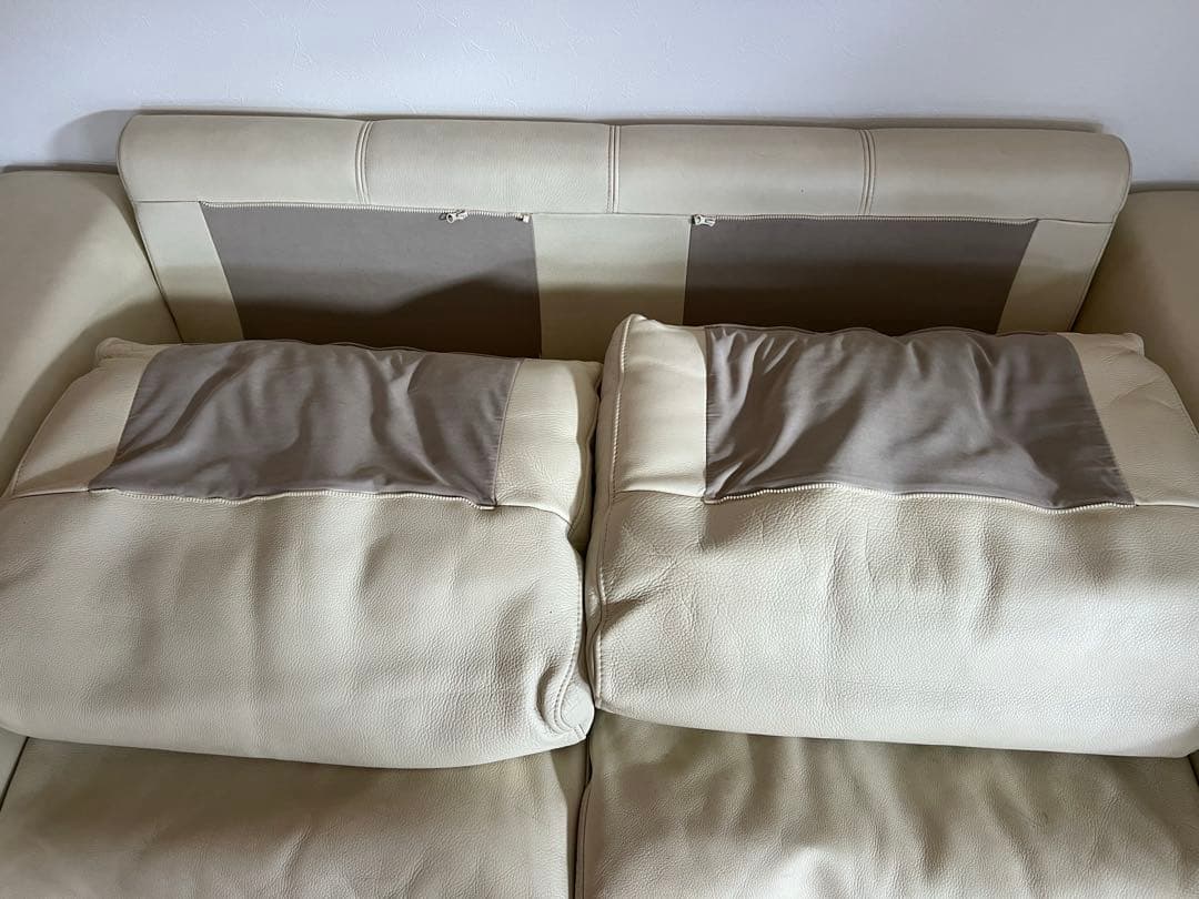 BoConcept 北欧デザイン　ホワイトレザー ソファ