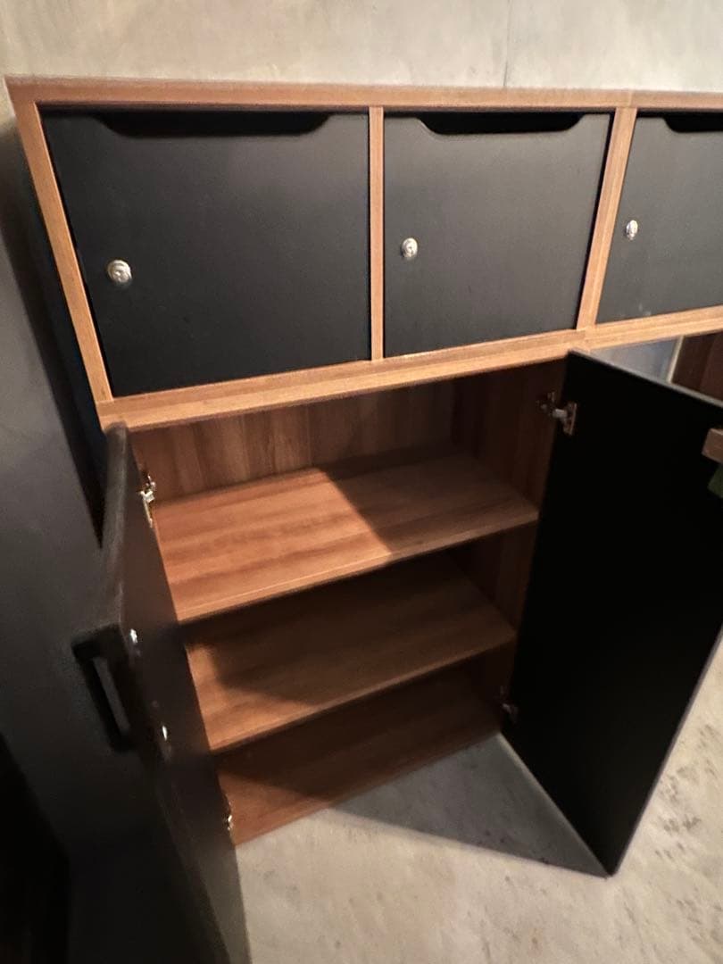 【東京都23区配送無料】オフィス　棚　キャビネット　事務所　書類　収納　セット