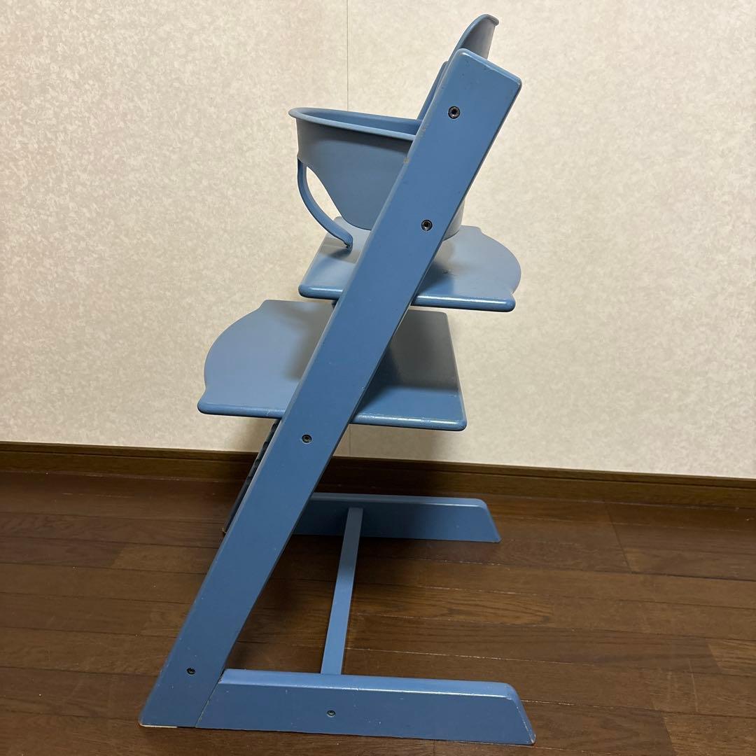 【希少カラー】ストッケ トリップトラップ ハイチェア シリアル3 ダークブルー