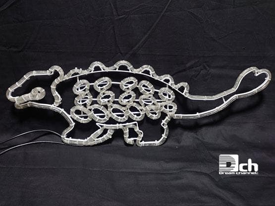 エウオプロケファルス 恐竜 イルミネーション モチーフ ライト 屋外使用可能