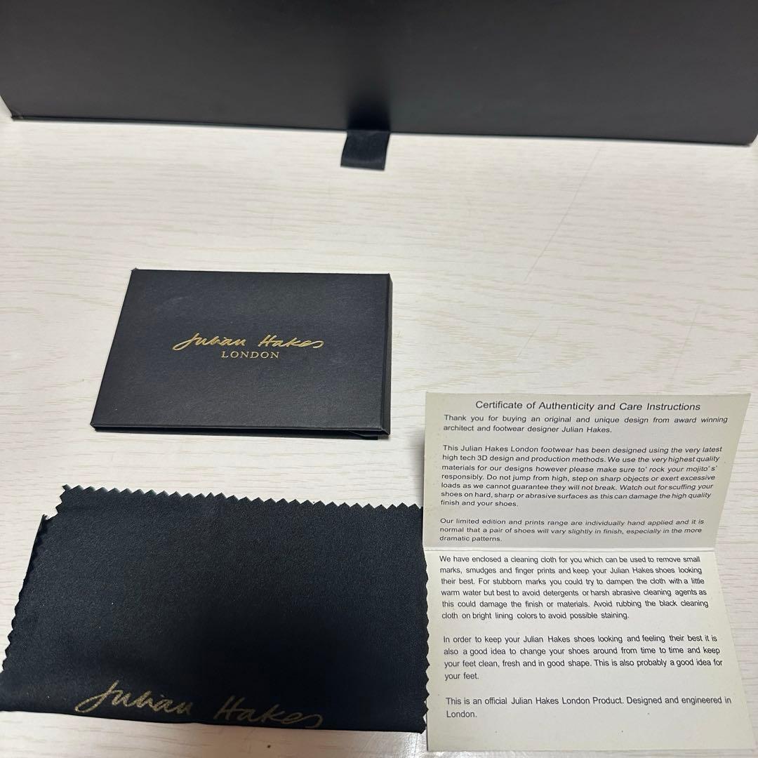 入手困難 未使用品 Julian Hakes モヒートサンダル size38