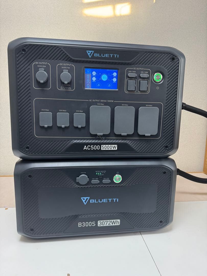 BLUETTI AC500 + B300S ポータブル電源 セット
