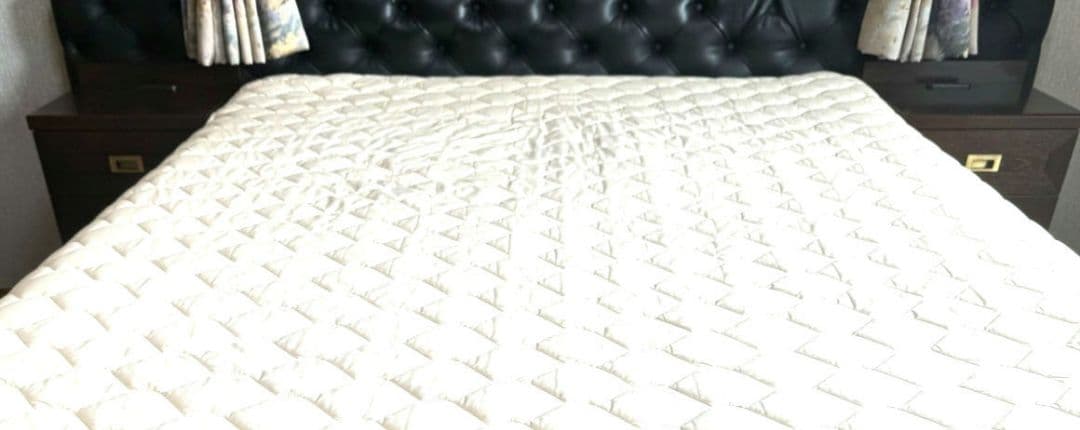 ベッド フレーム ヘッドボード クイーン キング レザー 本革 グロゼーユ