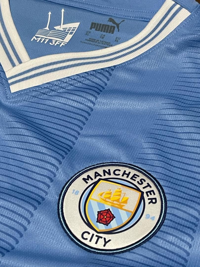 新品 マンチェスターシティ 23/24 ユニフォーム #17.デブライネ XL