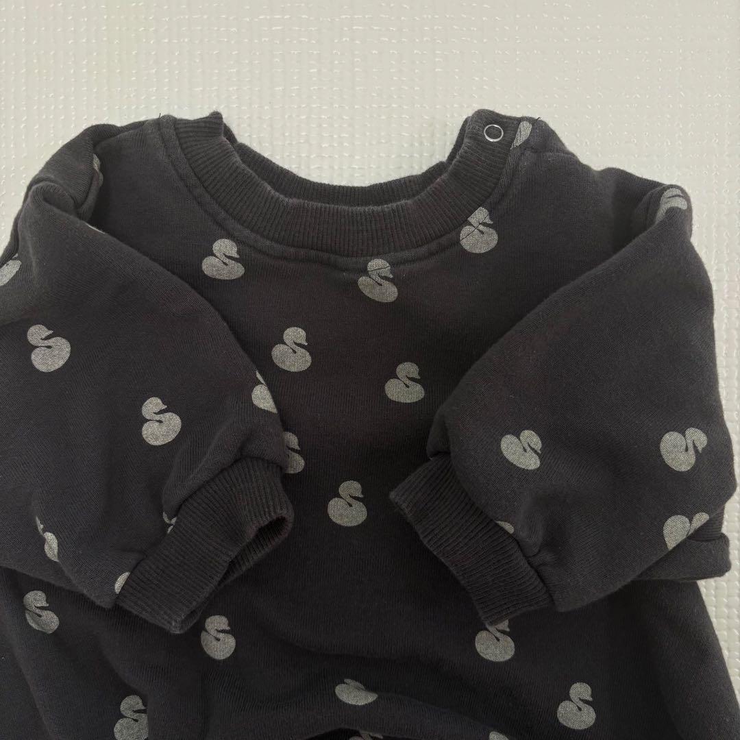 MELTED BUTTER ブラックスワン　ボディースーツ・帽子セット