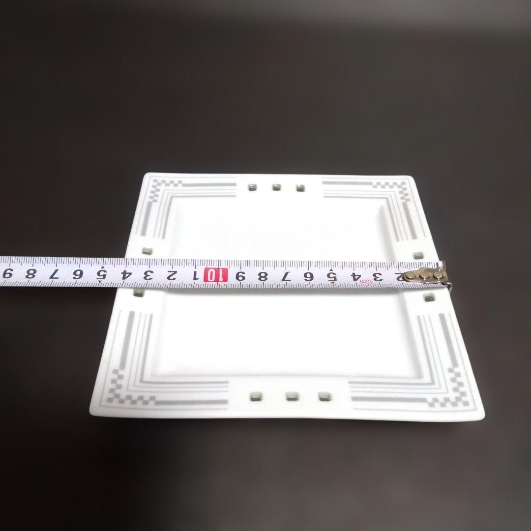 新品 波佐見焼 丹心窯 水晶ヒルハウス スクエアプレート5枚　TANSHIN