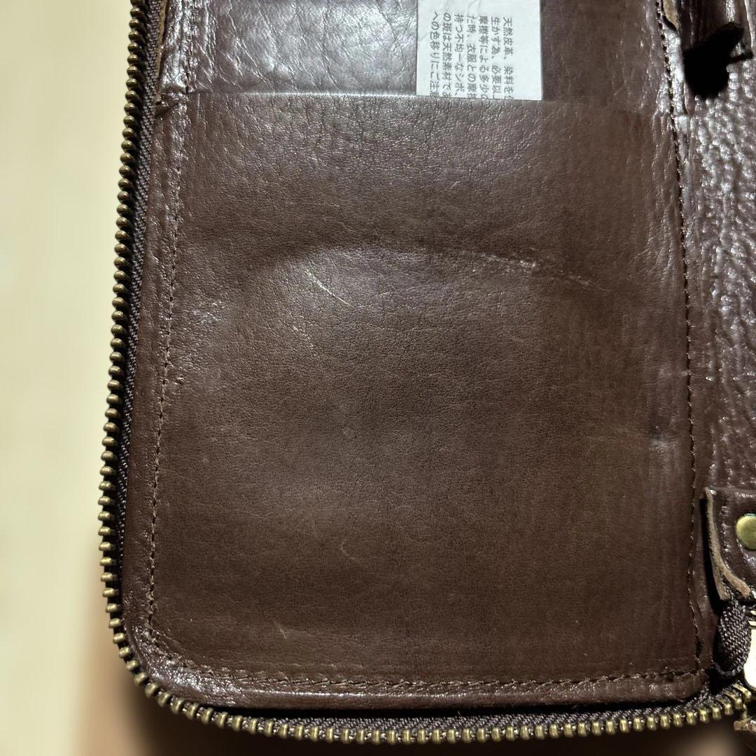廃盤品　レア　Tideway タイドウェイ ダークブラウン パスポートケース