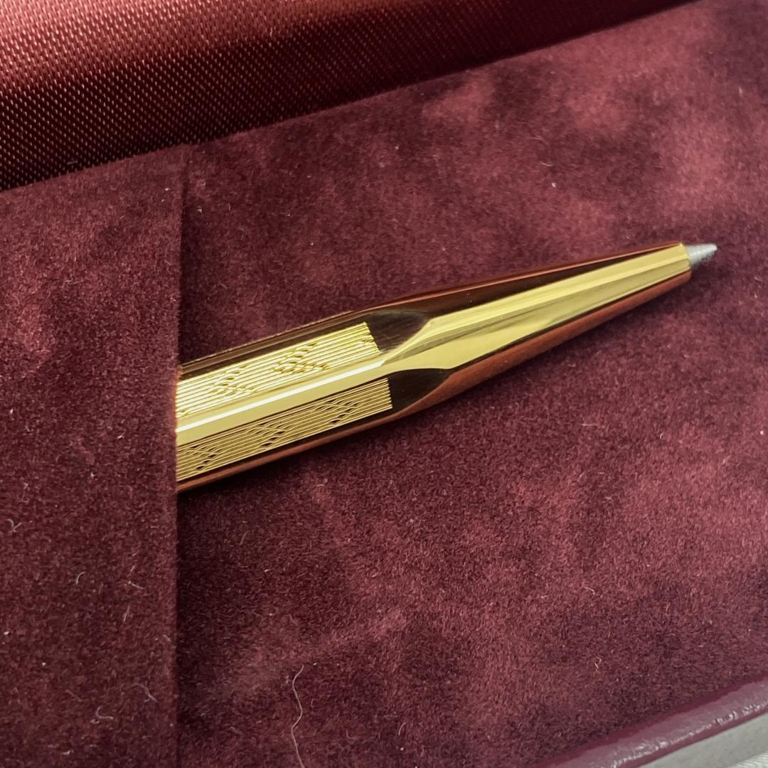 カランダッシュ エクリドール シェブロン ゴールド ボールペン