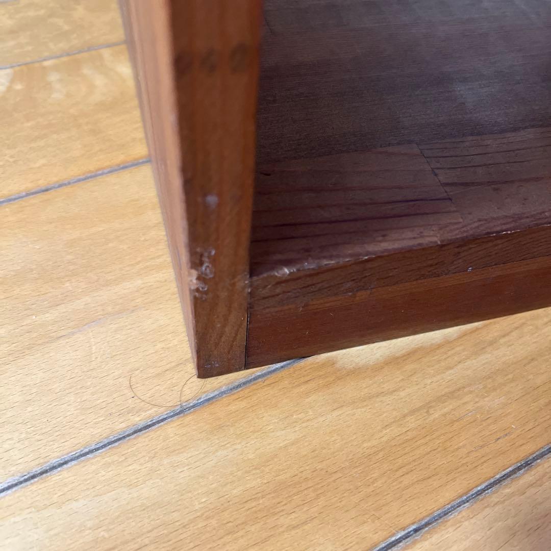 木製チェストパイン材 引き出し 脇机 収納