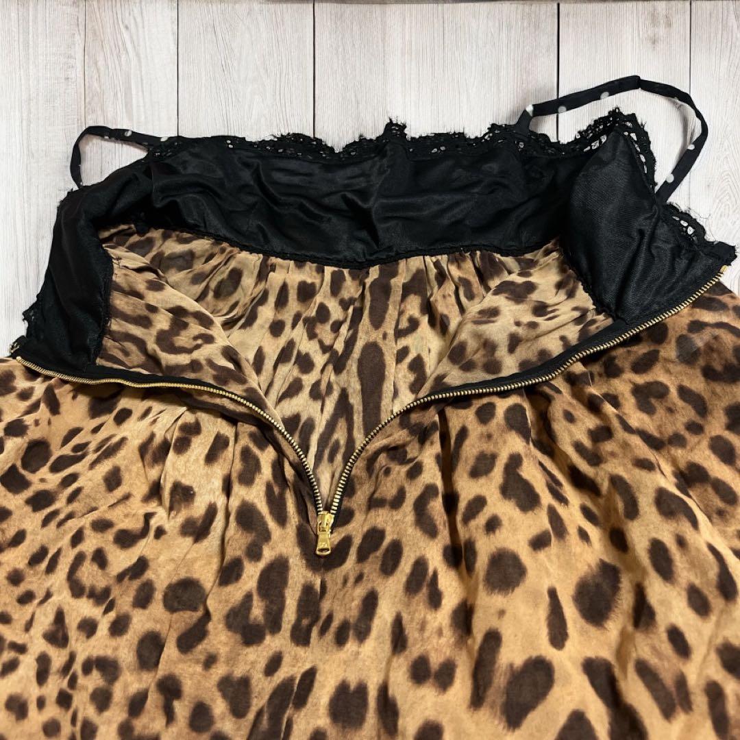 【DOLCE & GABBANA】レオパード柄キャミソール