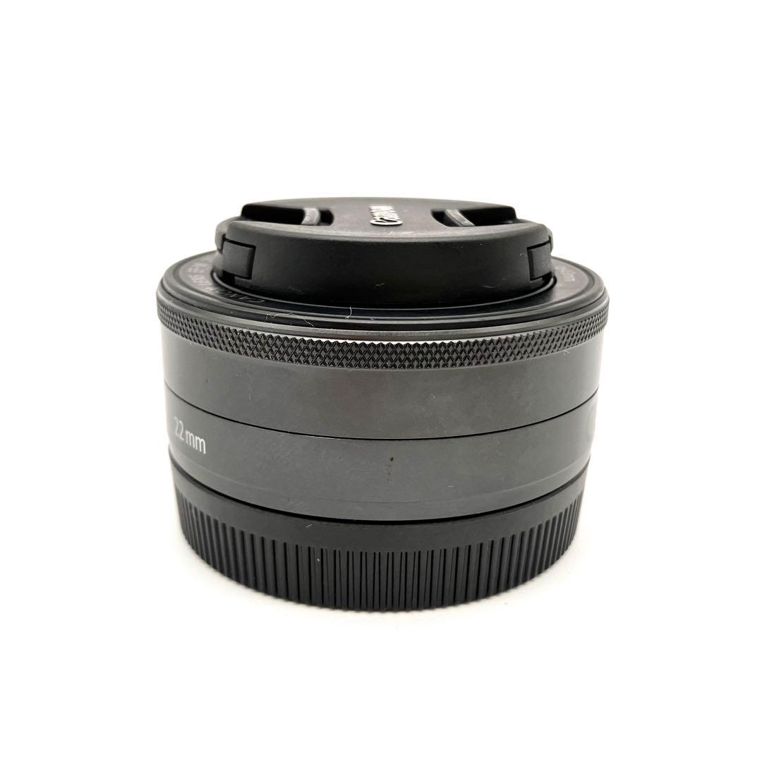 Canon EF-M 22mm F2 STM 単焦点レンズ　ブラック