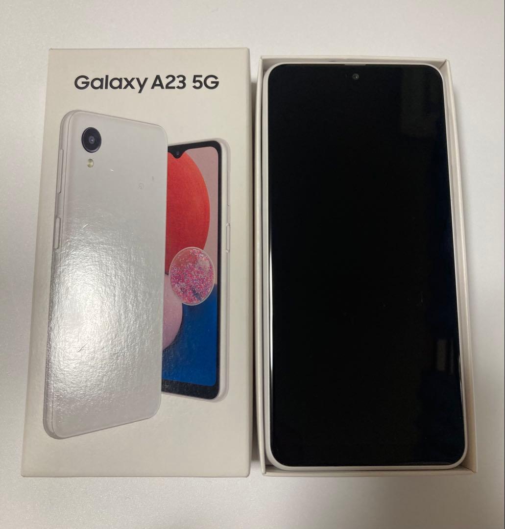 Galaxy A23 5G 本体 ホワイト 美品　楽天　利用制限○