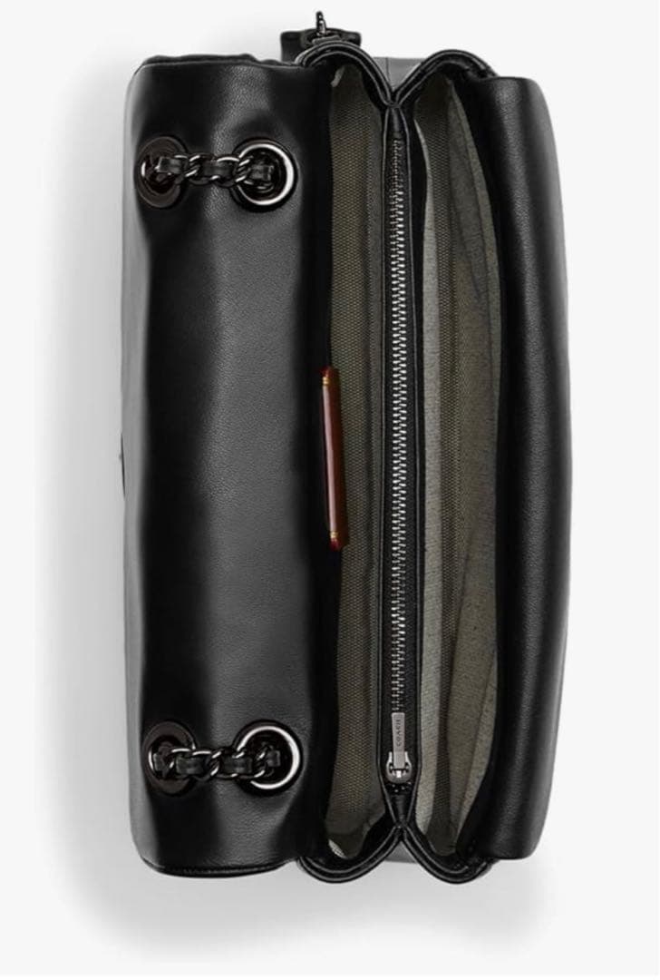 【新品】COACH タビー ショルダー バッグ 26・キルティング　ブラック金具