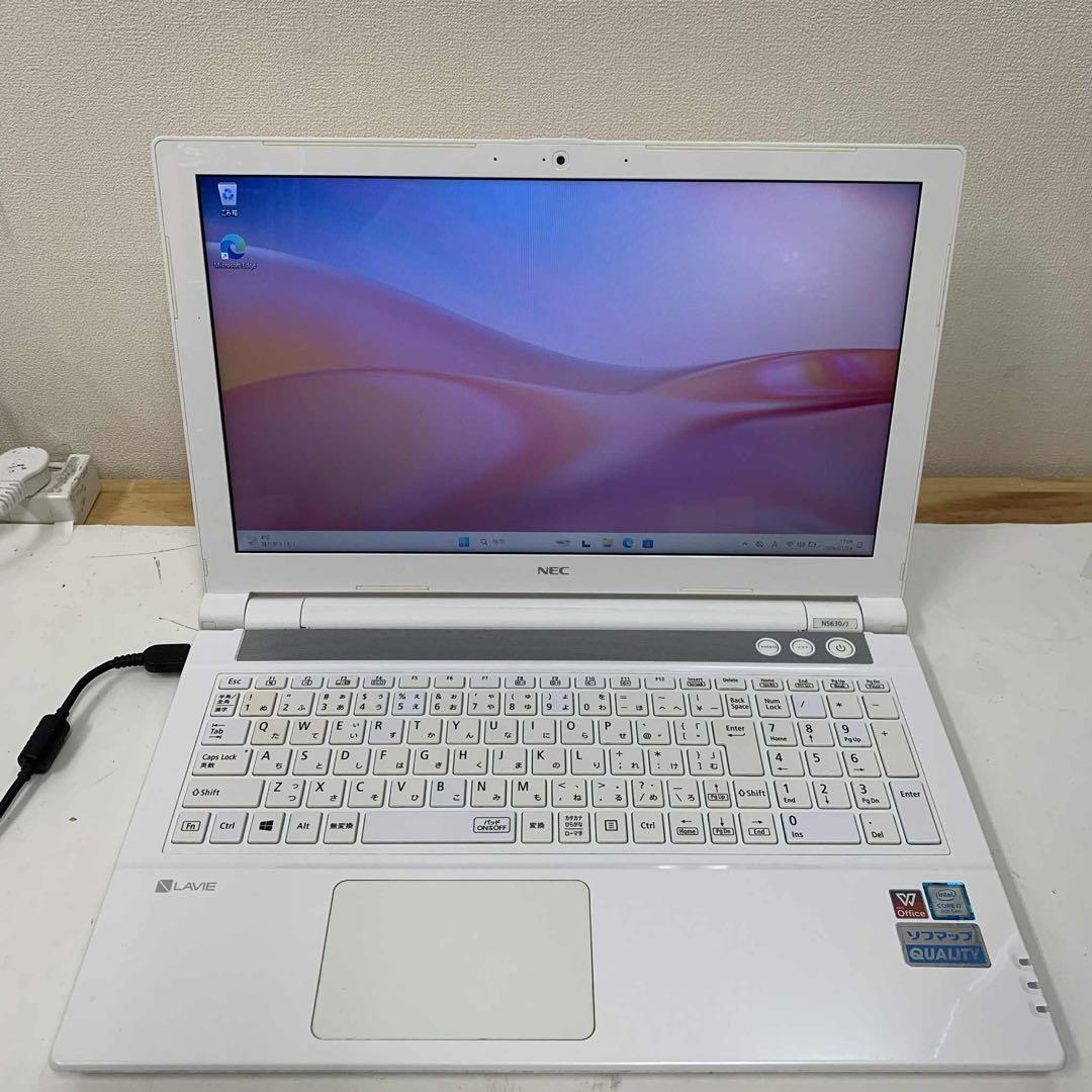 Windowsノート本体 #872 NEC LAVIE NS630/J i7-8550U SSD256Gb