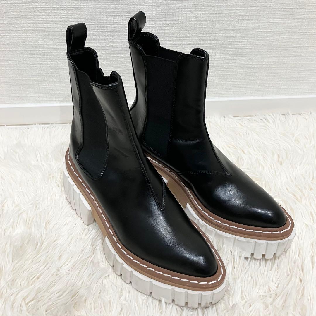 STELLA McCARTNEY エミリーブーツ　サイドゴア　23cm ブラック