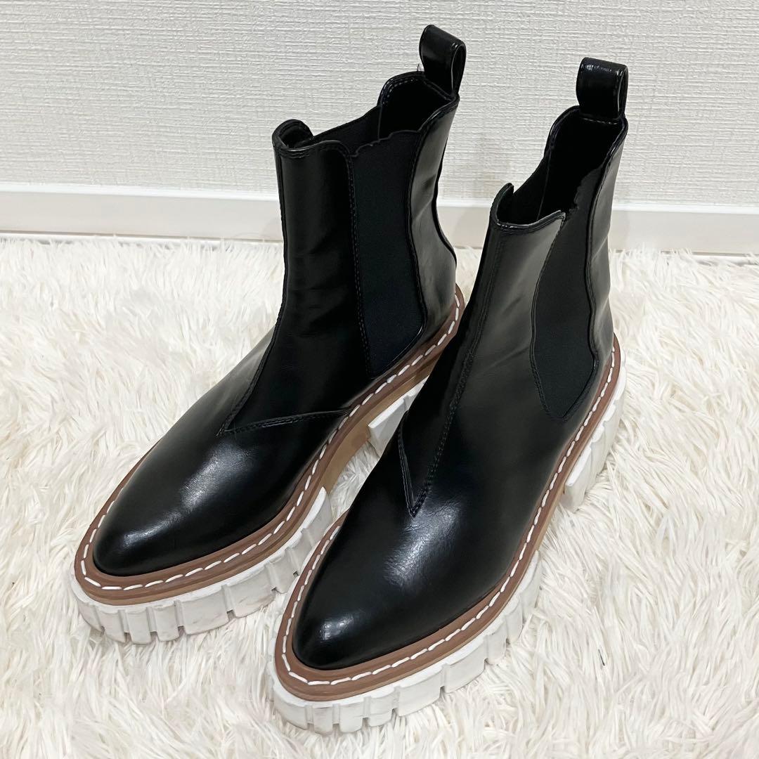 STELLA McCARTNEY エミリーブーツ　サイドゴア　23cm ブラック