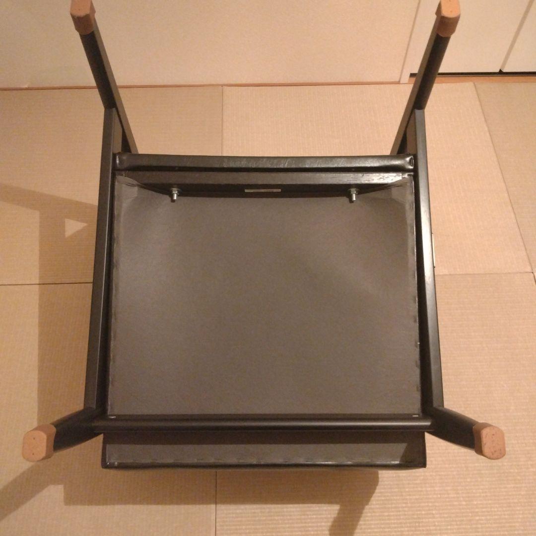 カリモク60 Kチェア　ブラックブラック