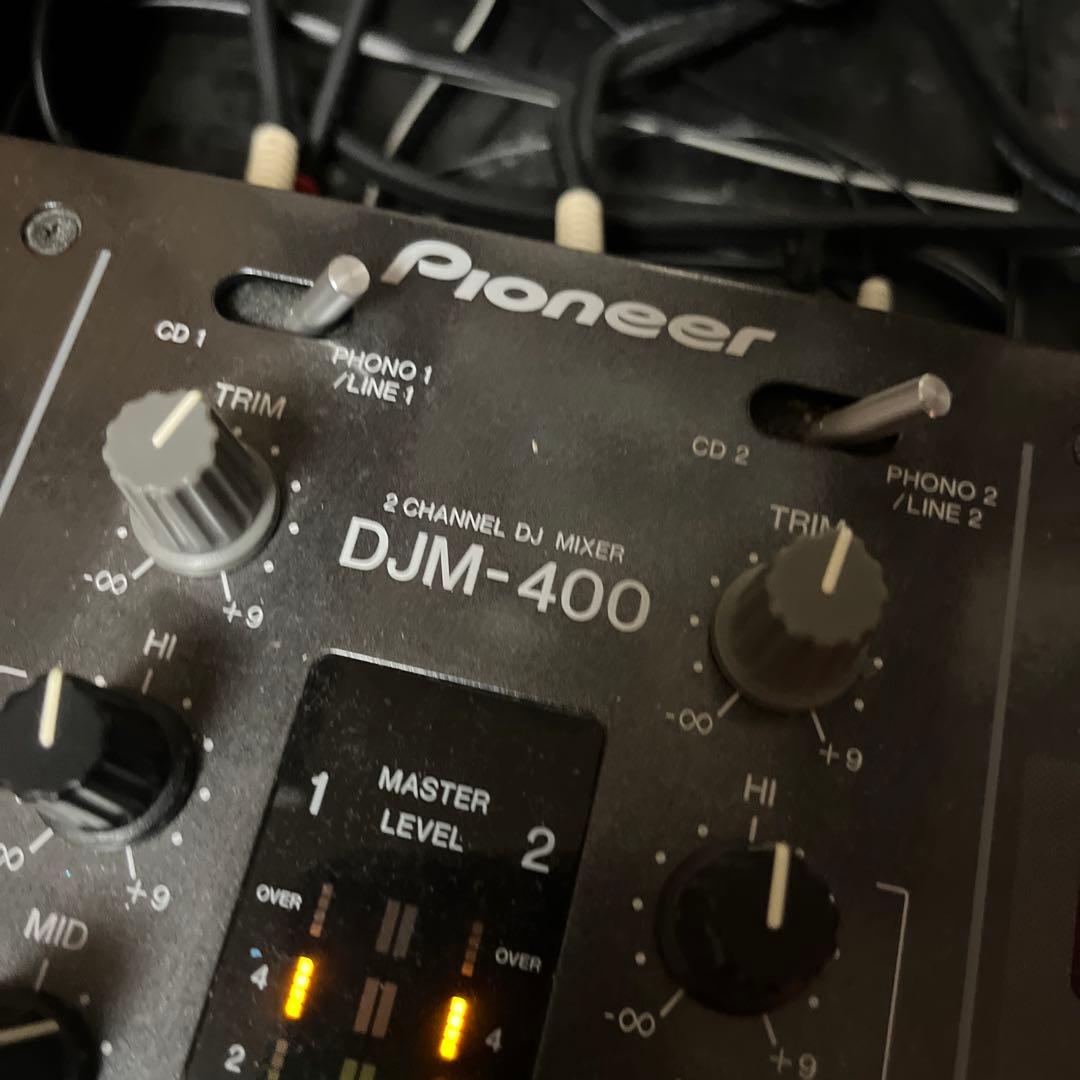 i*j様 Pioneer DJM-400 2チャンネルDJミキサー