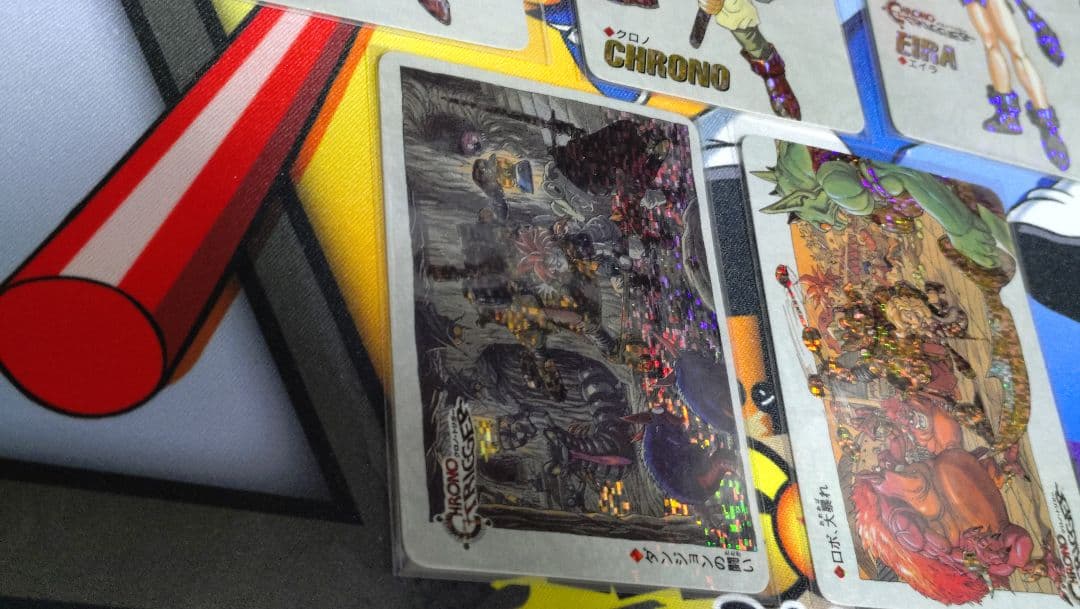 ク*フ様 クロノトリガー　特典カード　デジタルドット　ダンジョンの闘い　ロボ大暴