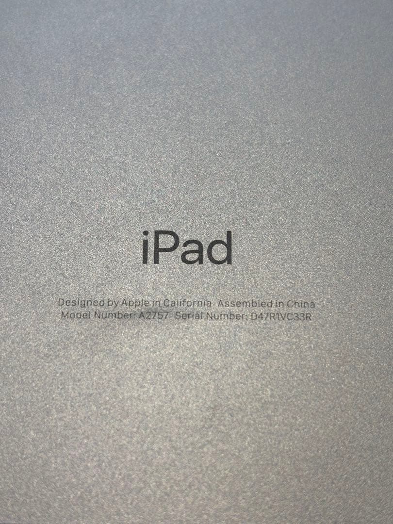 【美品】iPad 第10世代 Wi-Fi+セルラー 最大容量100% 64GB