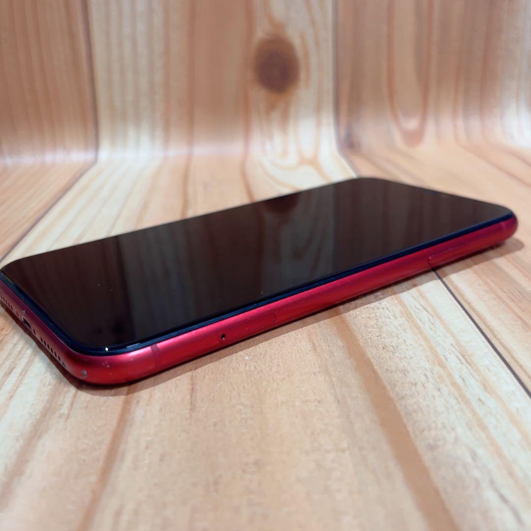 SIMフリー 本体 iPhone 11 64 GB レッド524 電池新品