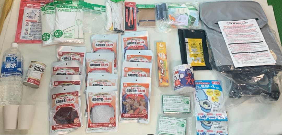 メテックスEX.48 防災セット2人用TANAKAモデル シルバーグレー