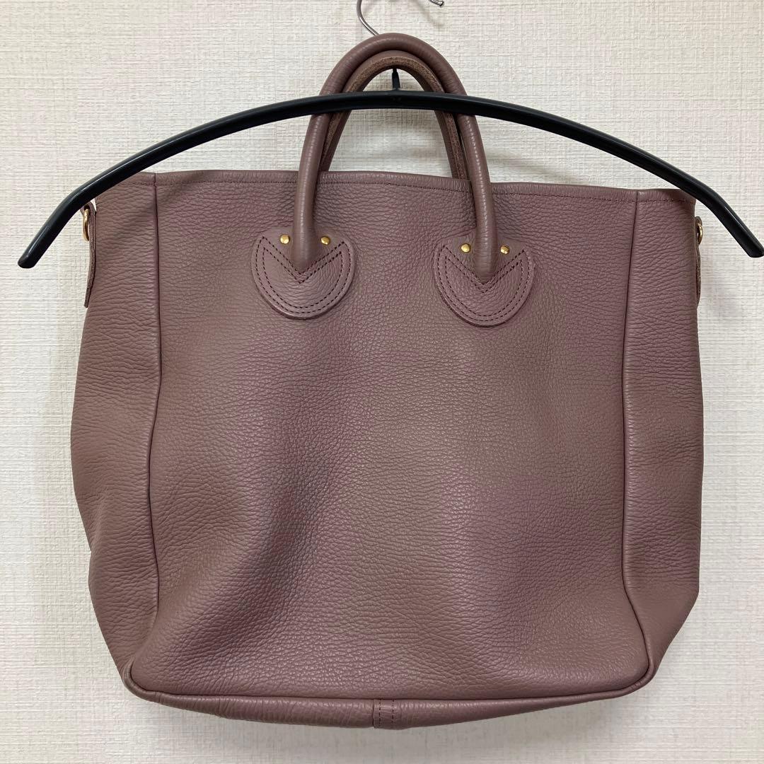 YOUNG & OLSEN レザートートバッグ　ダスティピンク