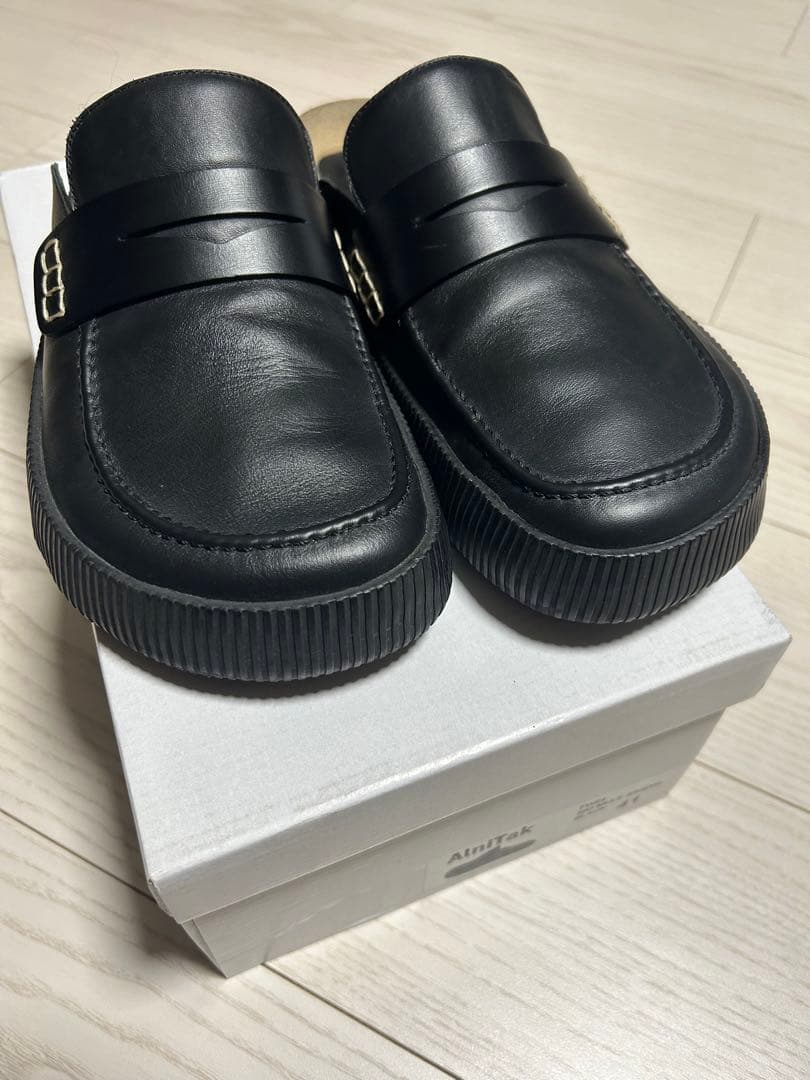 【新品未使用】AlniTak BIO MULE LOAFERローファー41サイズ