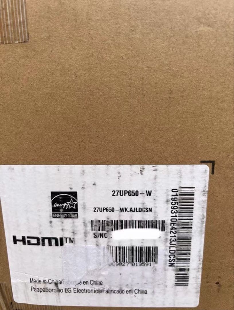 LG モニター ディスプレイ 27UP650-W 27インチ