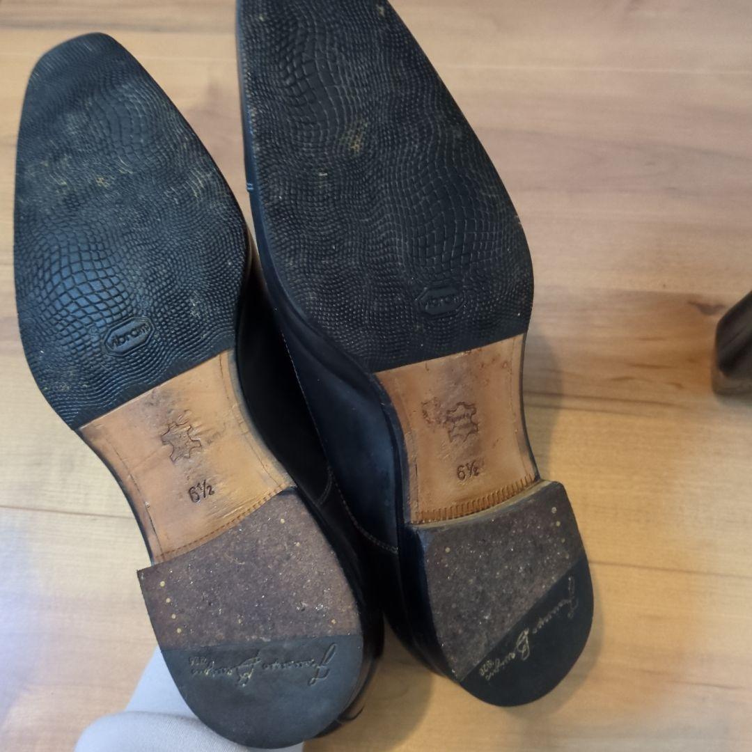 【美品】Francesco Benigno 黒 革靴