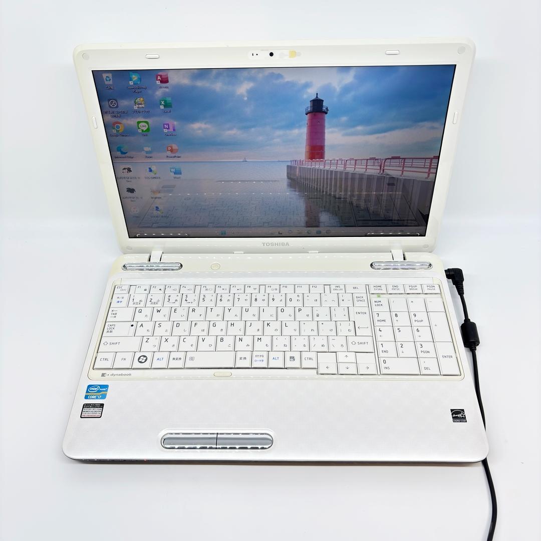 東芝 ノートパソコン Corei7 オフィス SSD Windows11 A22