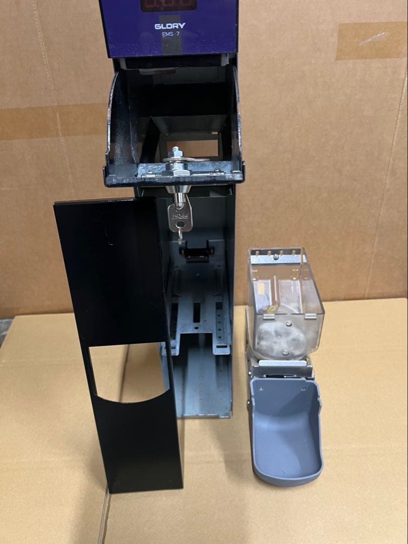 両替機　グローリーEMS-7（改）1000円→100円×10枚　領収書可