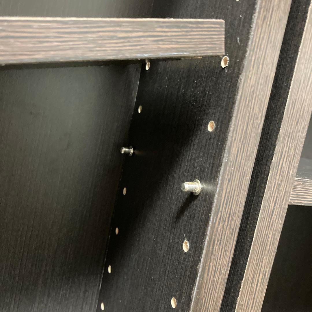 本棚 スライド棚付き