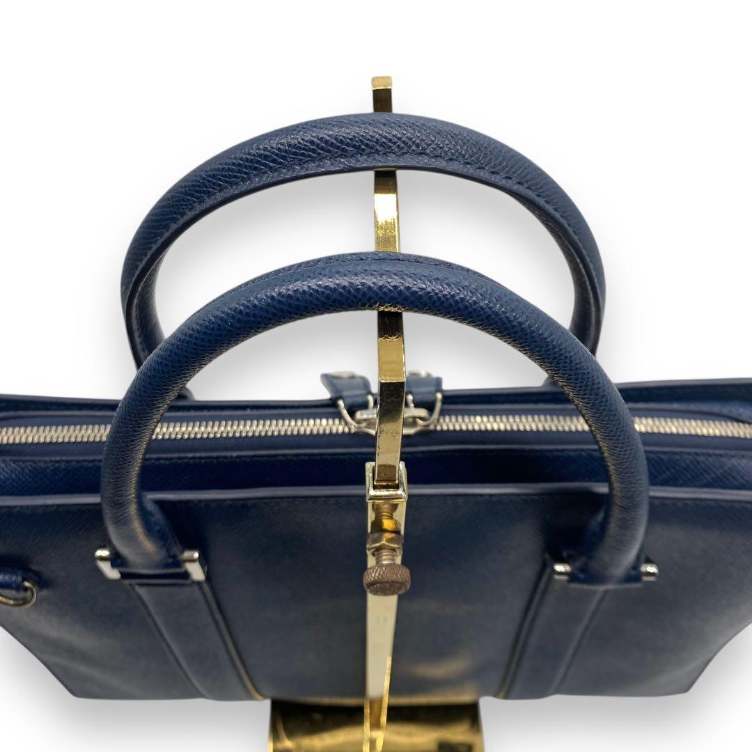 極美品■ブルガリ ブルガリマン 2way　ビジネスバッグ　ショルダーストラップ付