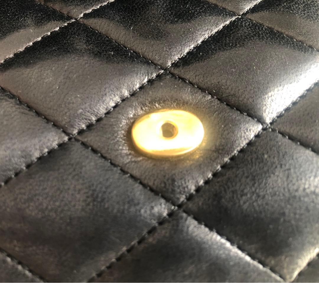 CHANELマトラッセ　ラムスキン　ショルダーバッグ