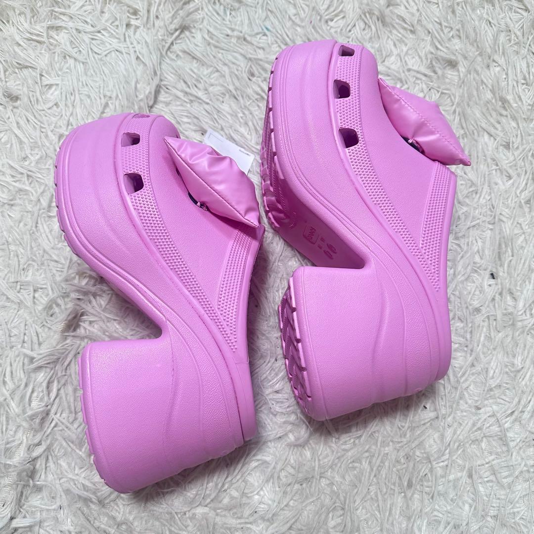 希少レア新品未使用タグ付きクロックス サイレンボウクロッグ W9 25cm