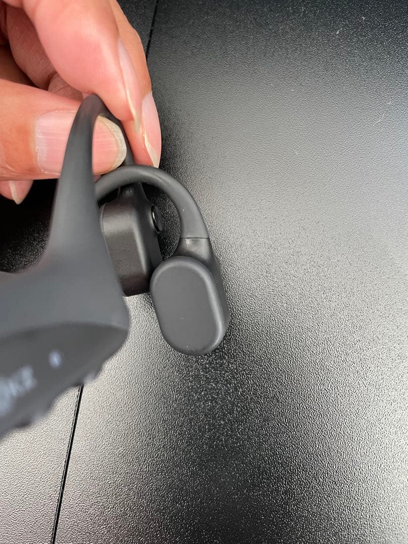 Shokz OPENCOMM骨伝導イヤホン ブラック ビジネスヘッドセット