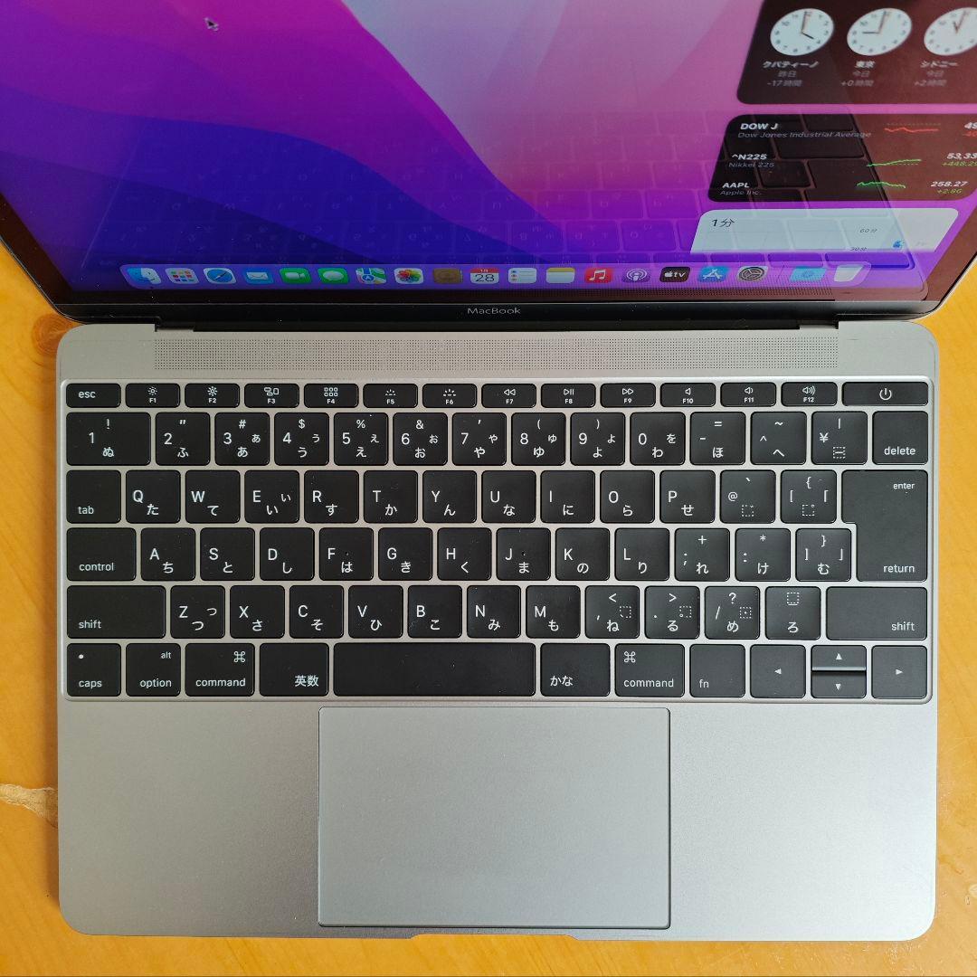 【バッテリー正常】Macbook 12インチ 2016 8G 250GB